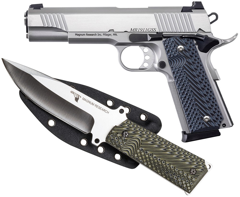 MR DE1911 G 9MM 5 SS W/KNIFE - Win Repeating Arms Promotion